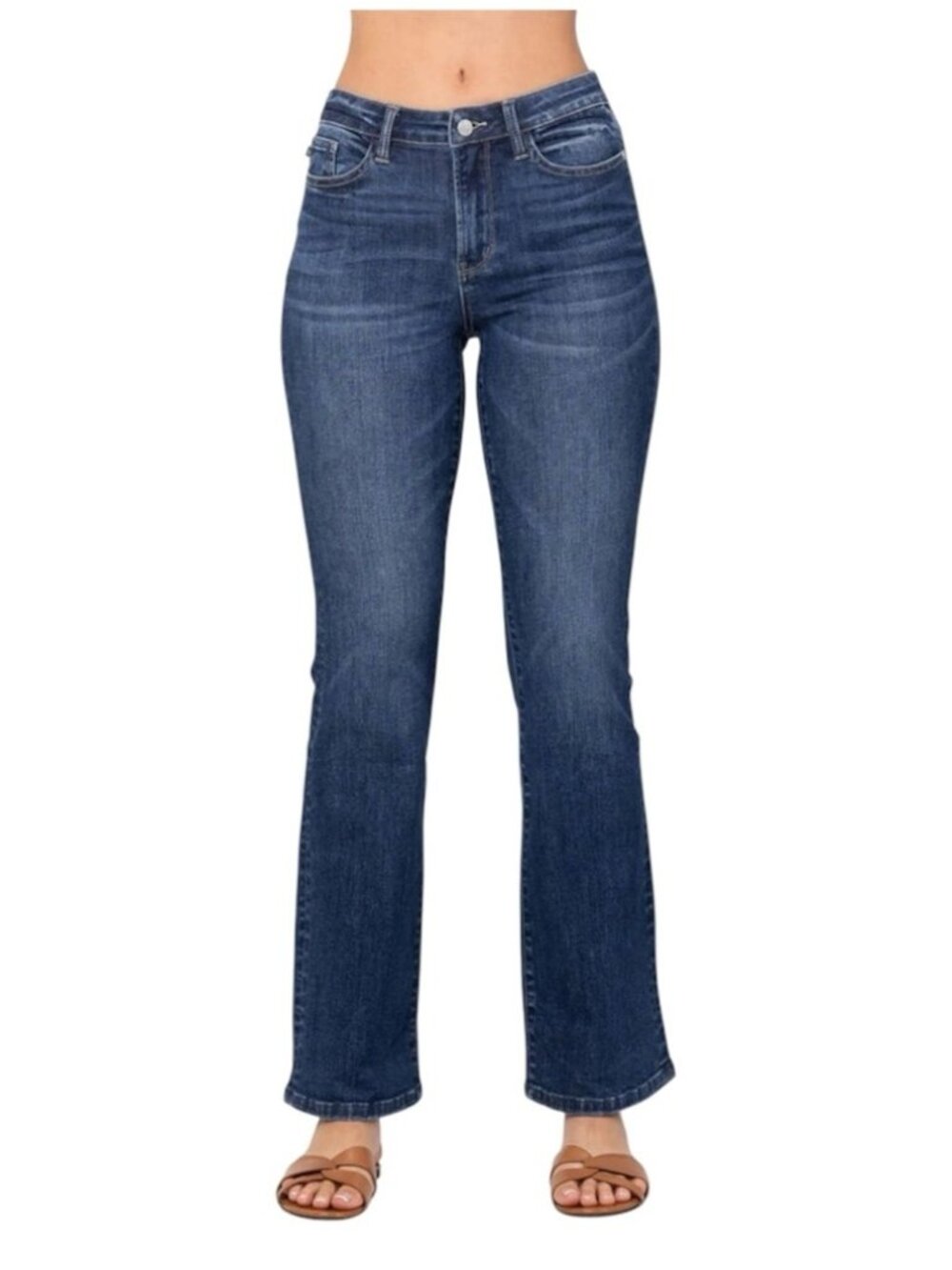 Judy Blue Monique Bootcut Jeans Dark Wash Super Stretch Mid Rise Women’s Size 31